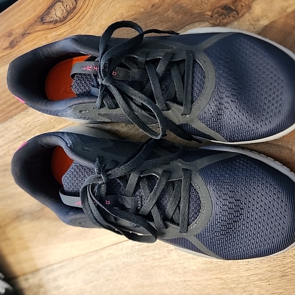 Reebok Black and Pink Athletic Shoes